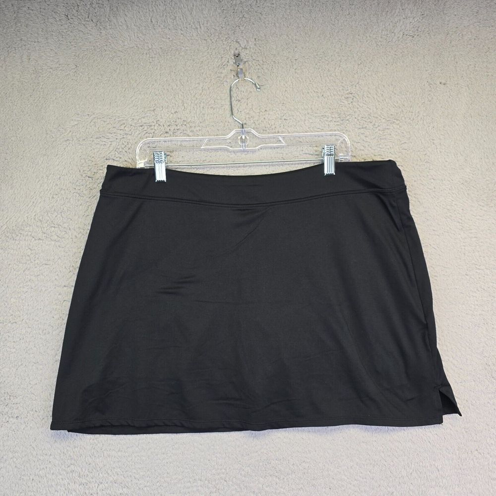 Tranquility Skort Womens 2XL Black Skirt Performance Stretchy Golf Tennis Sport